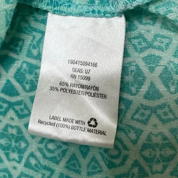 Laura Scott Women’s Top Bundle (2) Sz XL Petite Green/Purple Gauzy Lightweight - Picture 9 of 9